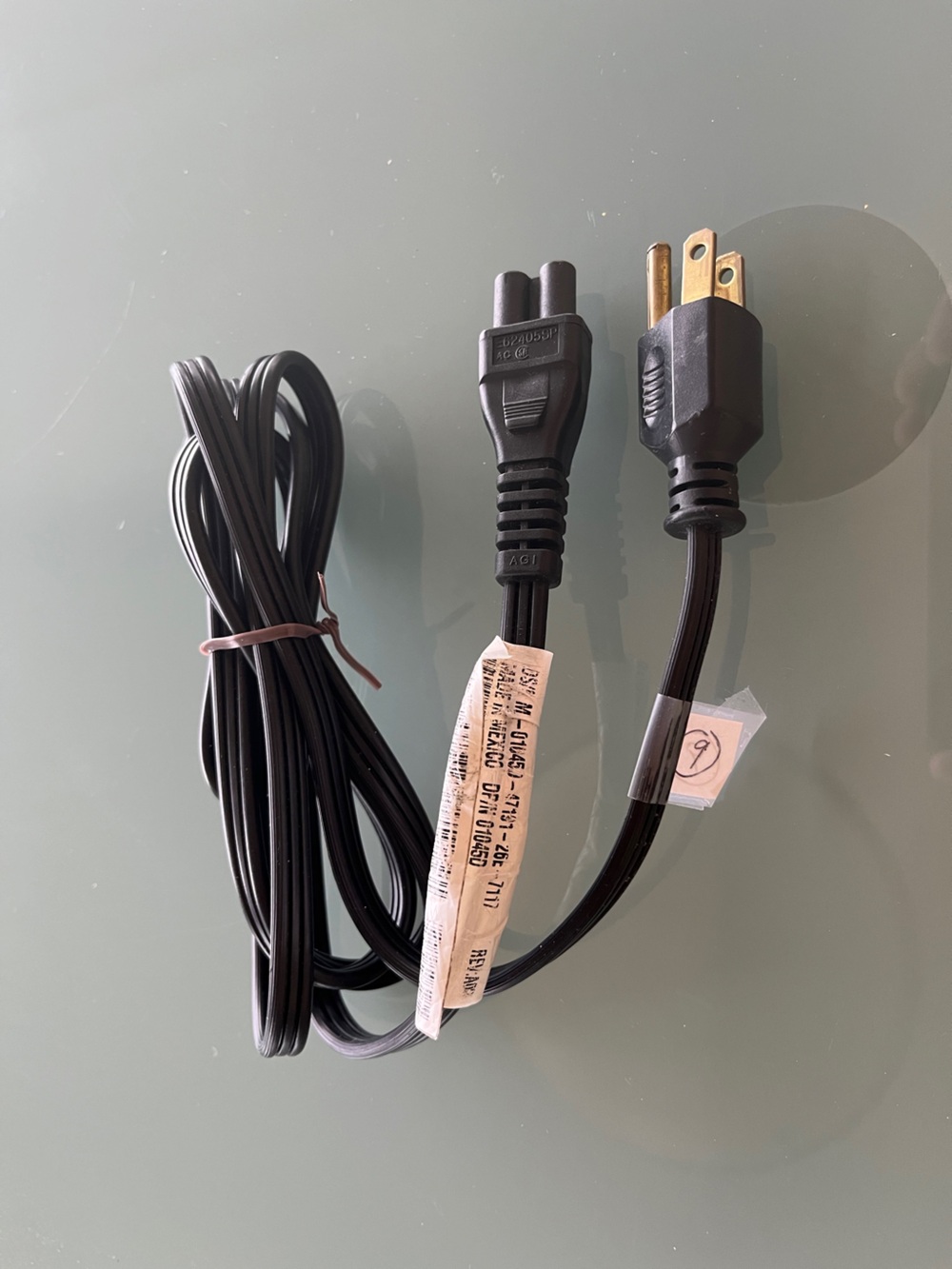 Volex 2.5A 125V AC Power Cord 3 Prong 3 Holes 25AC5 E62405SP E62405 - Set Of 2